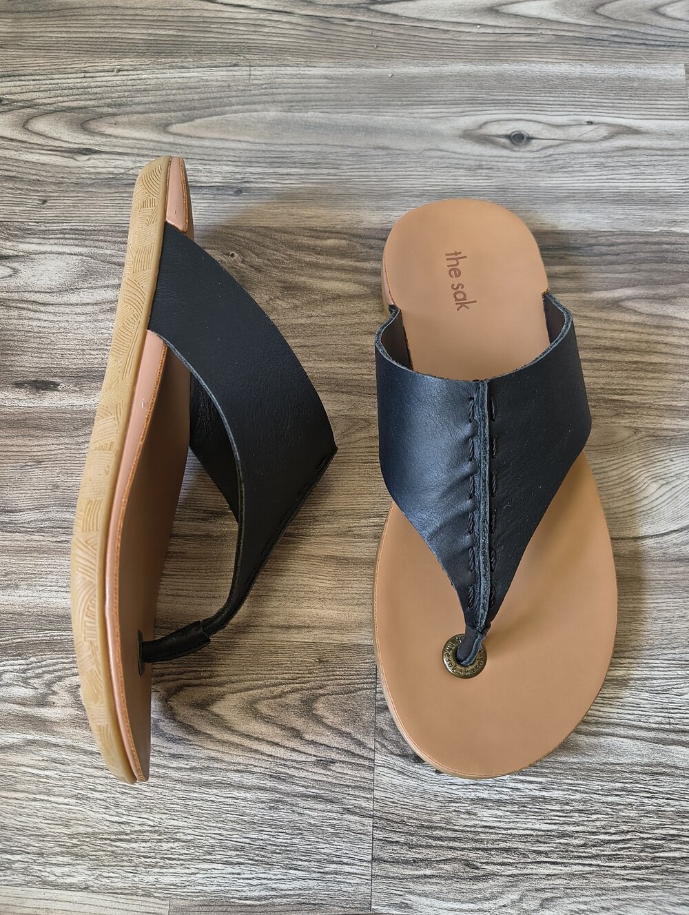 The Sak Everly Leather Sandal Leather Women's Size 7